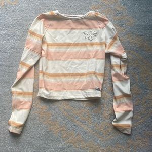 Salty crew women’s crop Rashguard size small